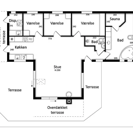 Nyaraló Cozy Near Limfjorden Roslev